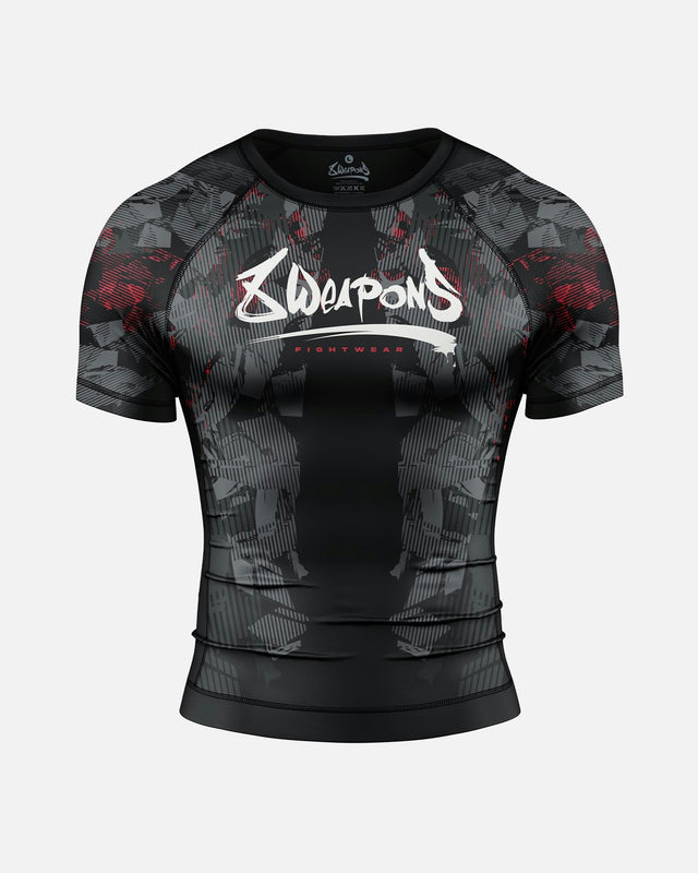 Rashguard 8 WEAPONS Hit 2.0 – Nero/Rosso