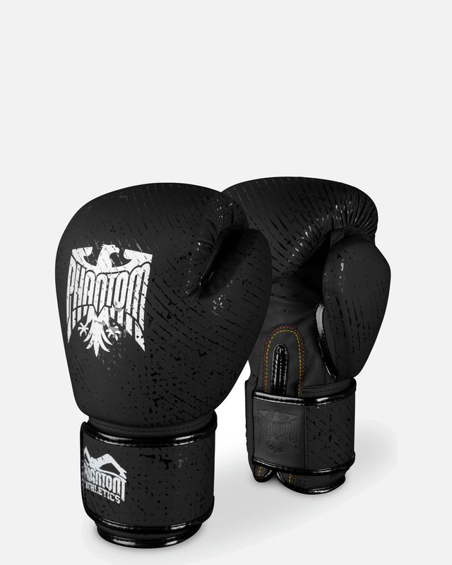 Mănuși de box Phantom Athletics Germany – Negru/Alb