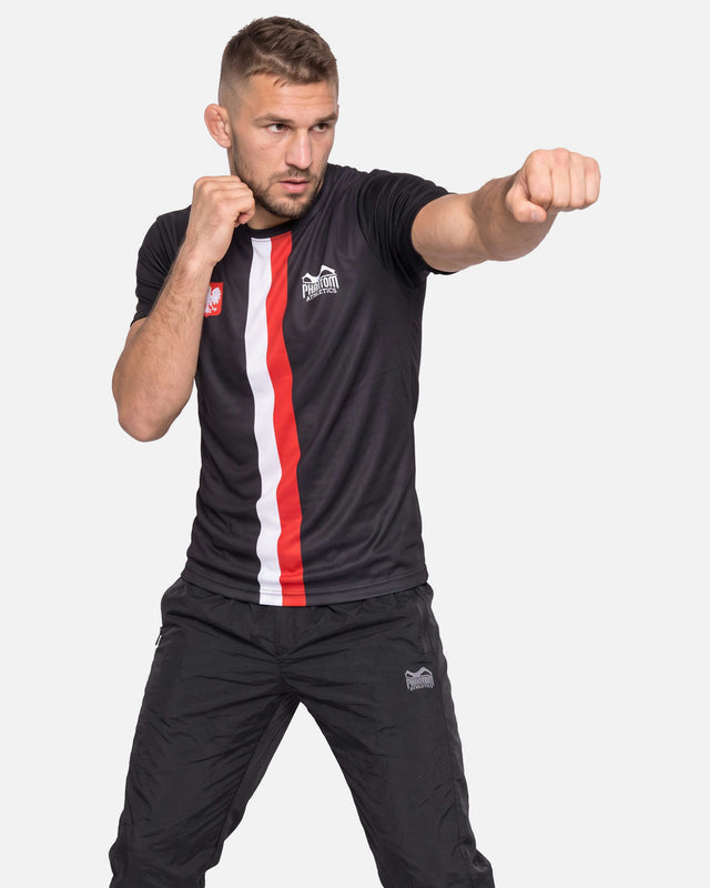 Phantom Athletics EVO+ Team Poland Training T-shirt – Black/Red/White