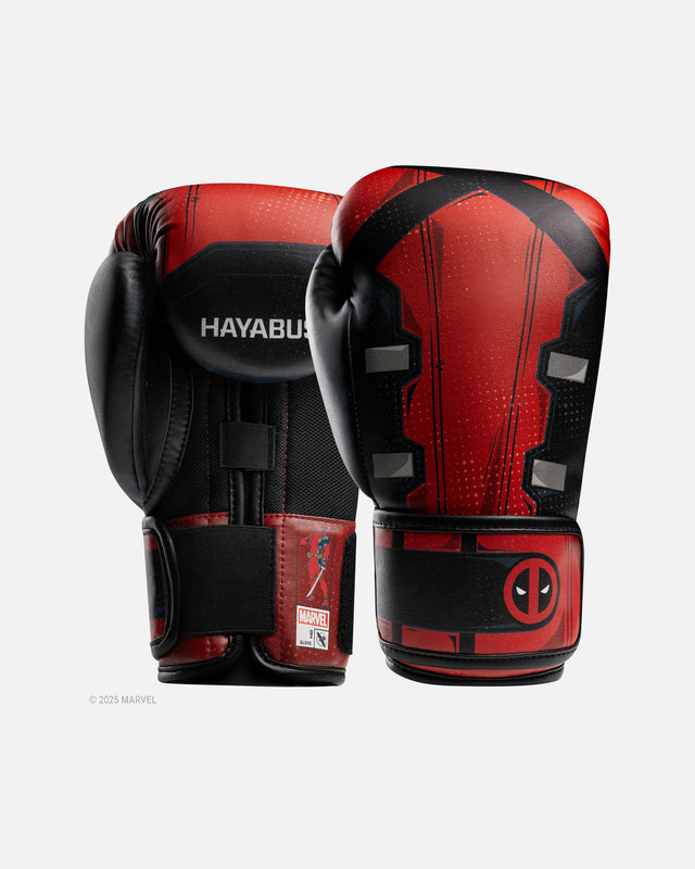 Hayabusa x Marvel Boxningshandskar Deadpool – Röd/Svart
