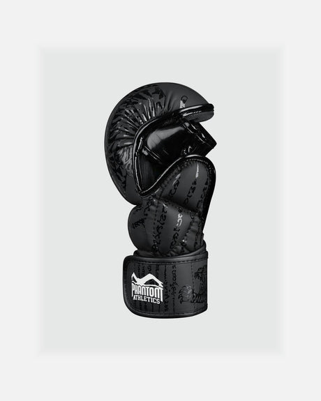 MMA rukavice Phantom Athletics Sparring Muay Thai – Černé