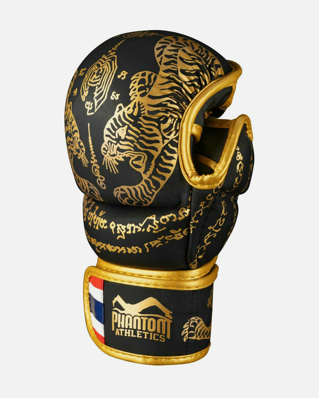 Phantom Athletics MMA-Sparringshandschuhe Muay Thai – Schwarz/Gold