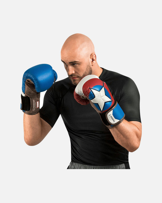 Mănuși de box Hayabusa x Marvel Captain America – Roșu/Alb/Albastru
