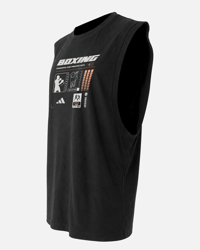Camiseta Adidas T-Shirt Boxing Graphic Line SL – Negro
