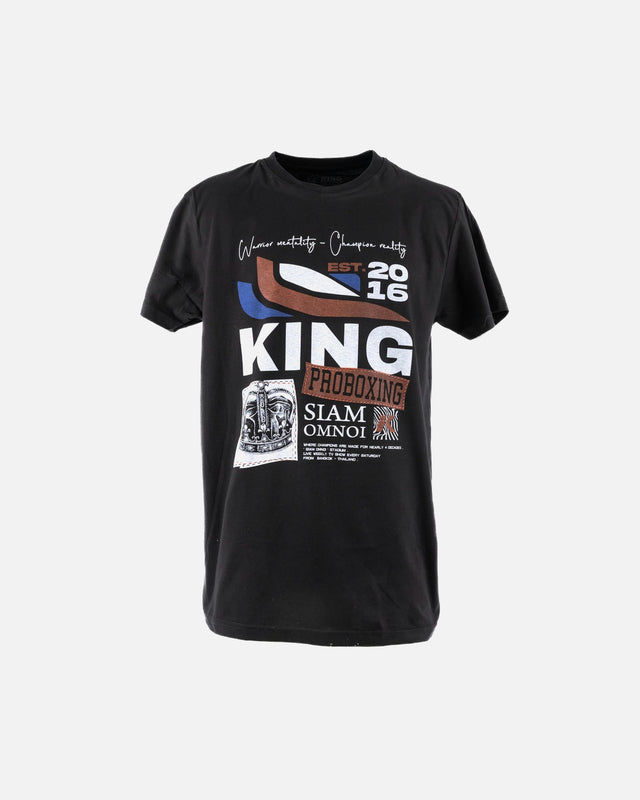 King Pro Boxing Tricou Omnoi – Negru