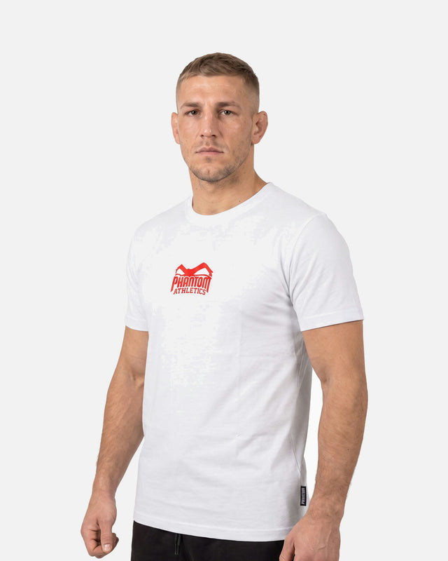 T-shirt Phantom Athletics Team – Branco/Vermelho