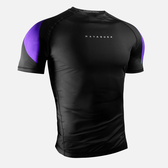 Rashguard Hayabusa Pro Ranked Manga Curta – Roxo