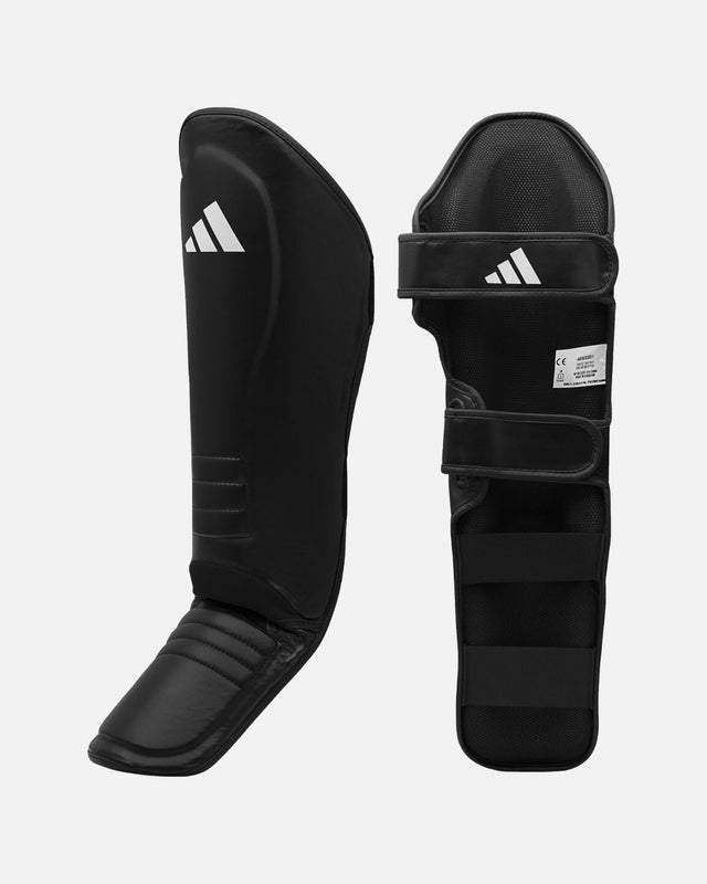 Caneleiras Adidas Speed Thai Shin-n-Step – Preto/Branco
