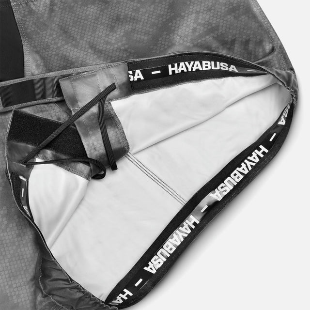 Calções de MMA Hayabusa Hex Mid-Thigh – Cinzento