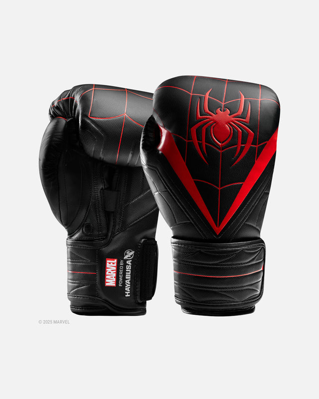 Mănuși de box Hayabusa x Marvel Miles Morales – Negru/Roșu