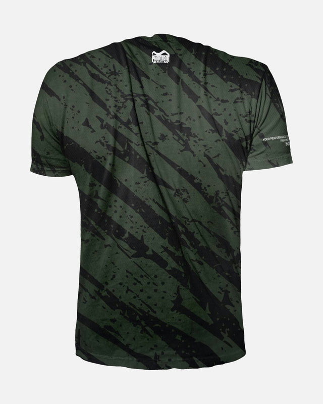 Phantom Athletics Træningsshirt EVO Camo Tiger – Grøn