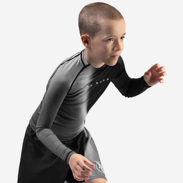 Rashguard Hayabusa Apex Nova Manches Longues Enfant – Noir