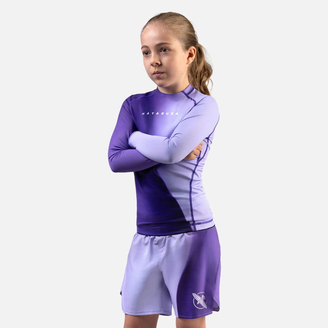 Hayabusa MMA-Shorts Apex Nova Kinder – Lila