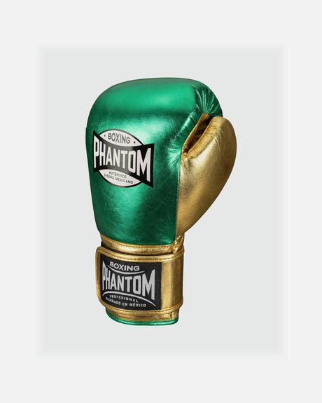 Mănuși de box Phantom Athletics Mexico – Verde/Auriu