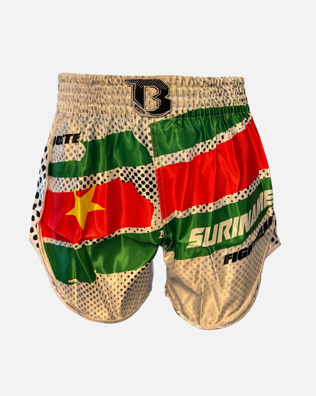 Pantalones de Muay Thai Booster Surinam – Blanco