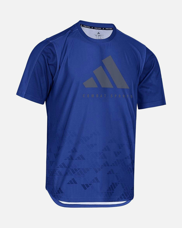 T-shirt Adidas Tech Line – Azul-escuro/Azul