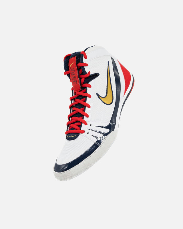 Nike Ringerschuhe Freek SE – Weiß/Gold/Marineblau