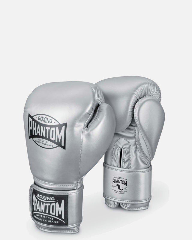Luvas de boxe Phantom Athletics Mexico Titan – Prata