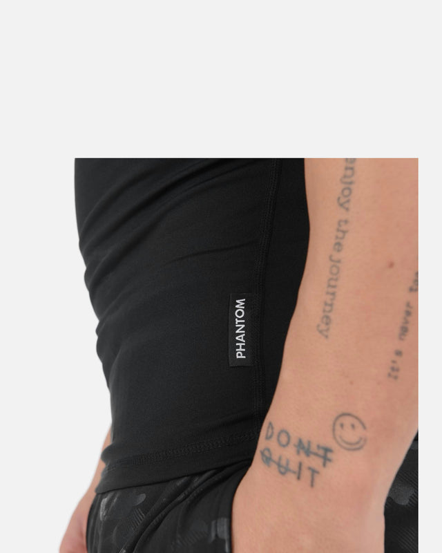 Phantom Athletics Rashguard Tactic Korta Ärmar – Svart