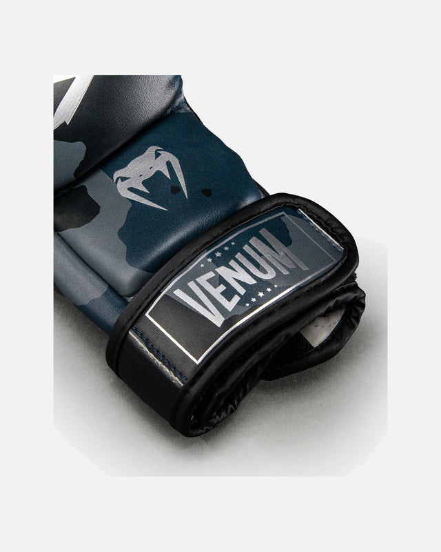 Venum Elite MMA-handsker Camo – Mørkeblåt/Blåt