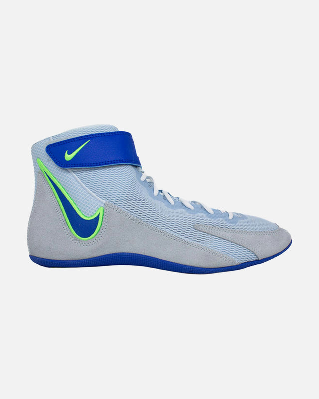 Botas de lucha Nike Speedsweep VIII – Gris/Azul/Neón
