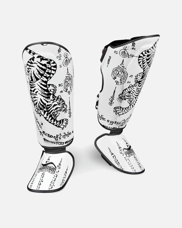 Chrániče holení Phantom Athletics Muay Thai – Bílé