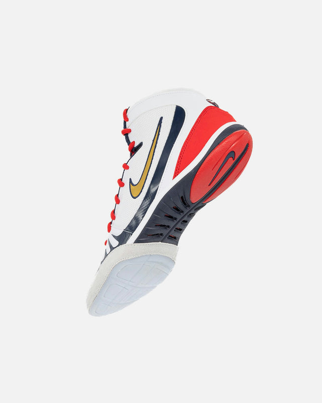 Nike Ringerschuhe Freek SE – Weiß/Gold/Marineblau