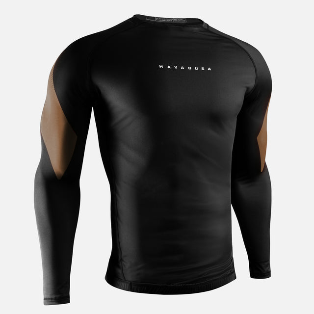 Rashguard Hayabusa Pro Ranked Długie Rękawy – Brązowy