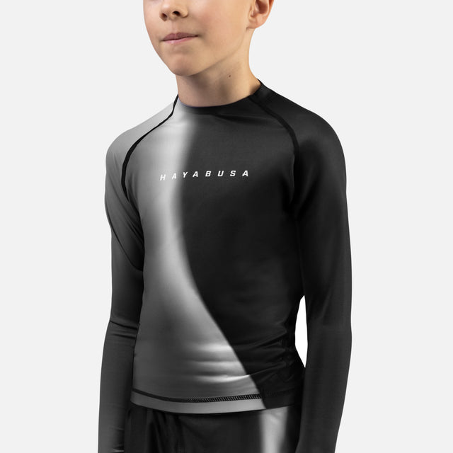 Rashguard Hayabusa Apex Nova Manches Longues Enfant – Noir