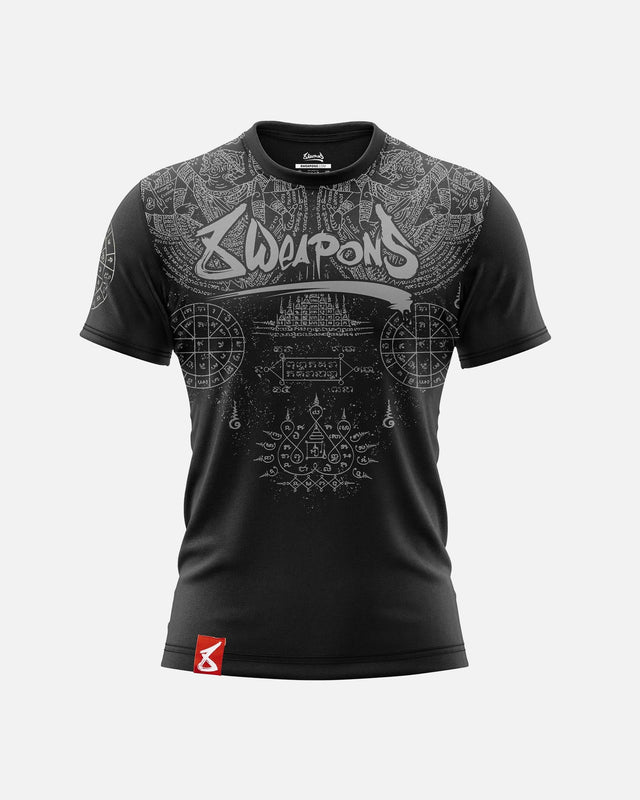8 Weapons T-Shirt Yantra – Černé