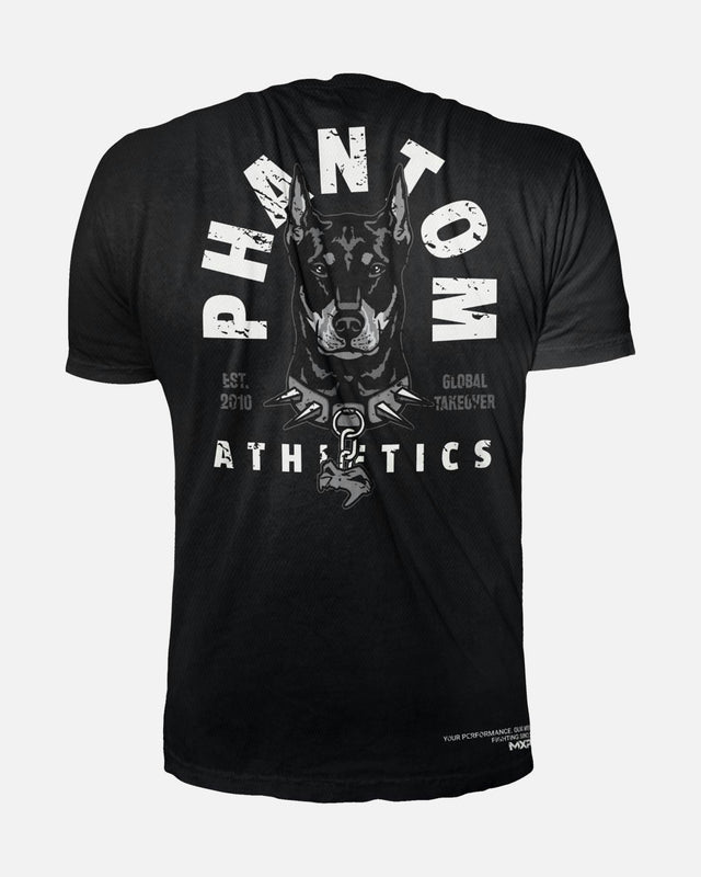 T-shirt da allenamento Phantom Athletics EVO Dobermann – Nero