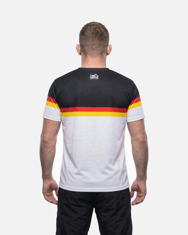 Koszulka treningowa Phantom Athletics EVO+ Germany EC – Biała/Czarna/Czerwona/Złota