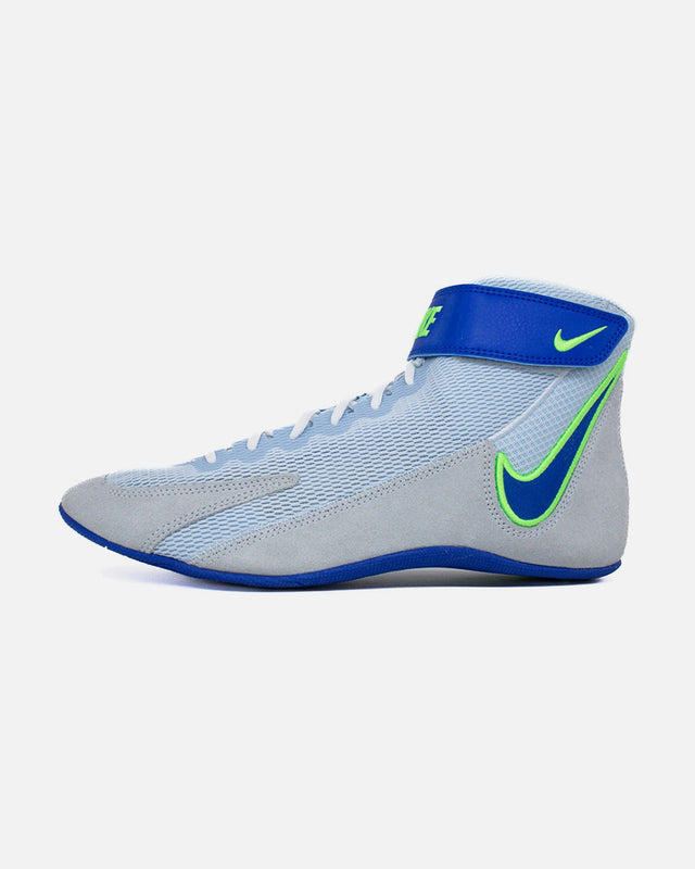 Botas de lucha Nike Speedsweep VIII – Gris/Azul/Neón