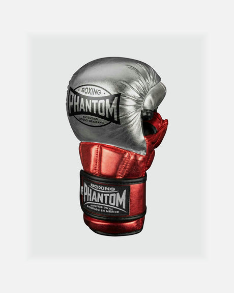 Phantom Athletics MMA-handskar Mexico – Silver/Röd