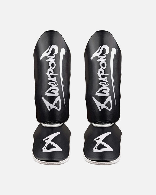 8 WEAPONS Shin guards Unlimited 2.0 – Black/White