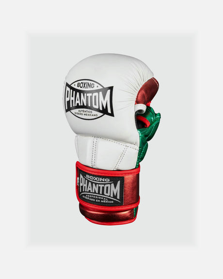 Rękawice MMA Phantom Athletics Mexico – Białe/Zielone/Czerwone