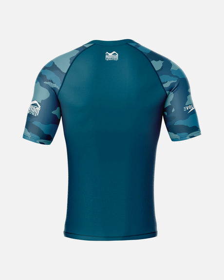 Phantom Athletics Rashguard Warfare – Marinblå kamouflage