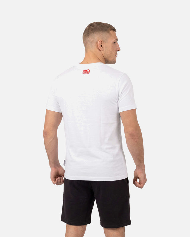 T-shirt Phantom Athletics Team – Branco/Vermelho