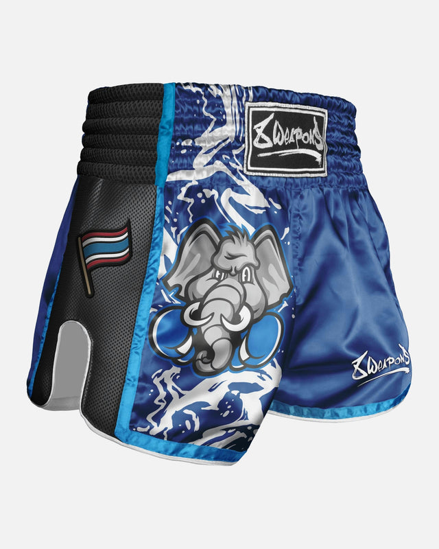 Shorts de Muay Thai 8 WEAPONS Jipe – Bleu