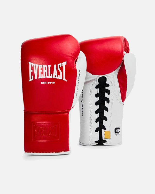 Everlast Boksehandsker Powerlock OG Pro – Rød/Hvid