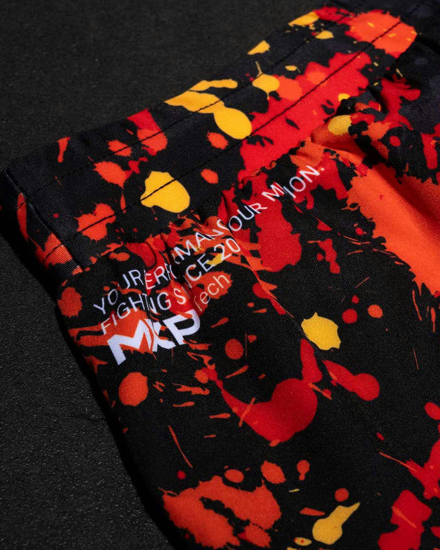 Phantom Athletics MMA-shorts Fusion Splatter – Rød