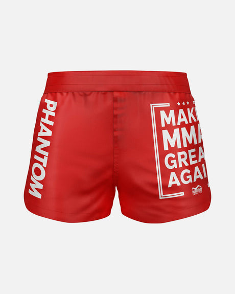 Phantom Athletics MMA-shorts Fusion-R Make MMA Great Again - Rød