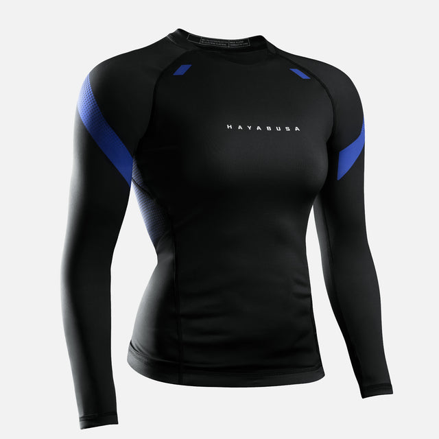 Rashguard Hayabusa Pro Ranked Maniche Lunghe Donna – Blu