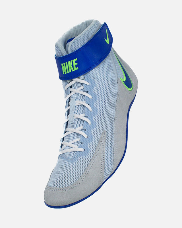 Botas de lucha Nike Speedsweep VIII – Gris/Azul/Neón