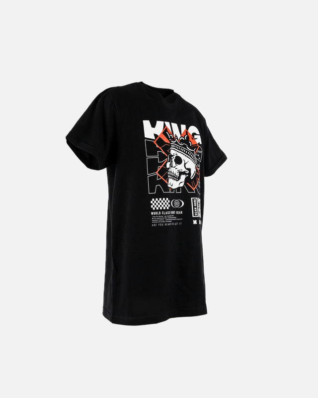 King Pro Boxing T-shirt Skull 2 – Sort