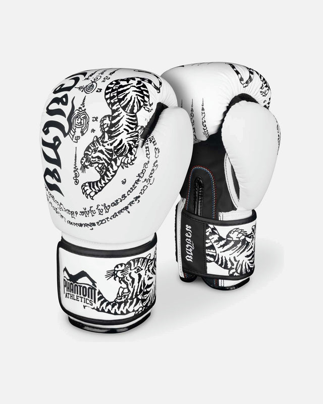 Luvas de boxe Phantom Athletics Muay Thai – Branco