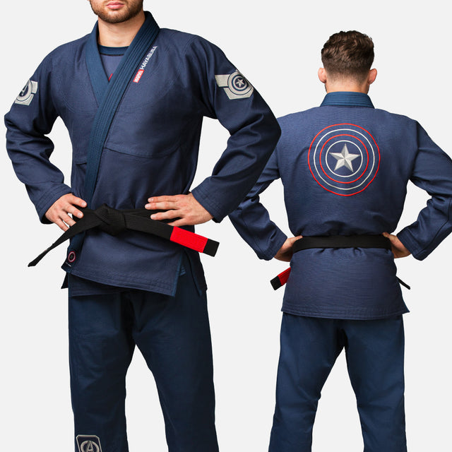 Kimono BJJ Marvel Captain America – Blu