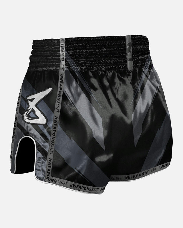 Muay Thai trenky 8 WEAPONS Shift – Matně černé