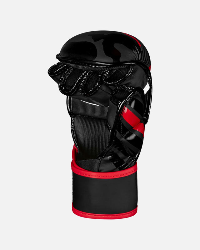 Luvas de MMA Phantom Athletics Raider – Vermelho/Preto Camo