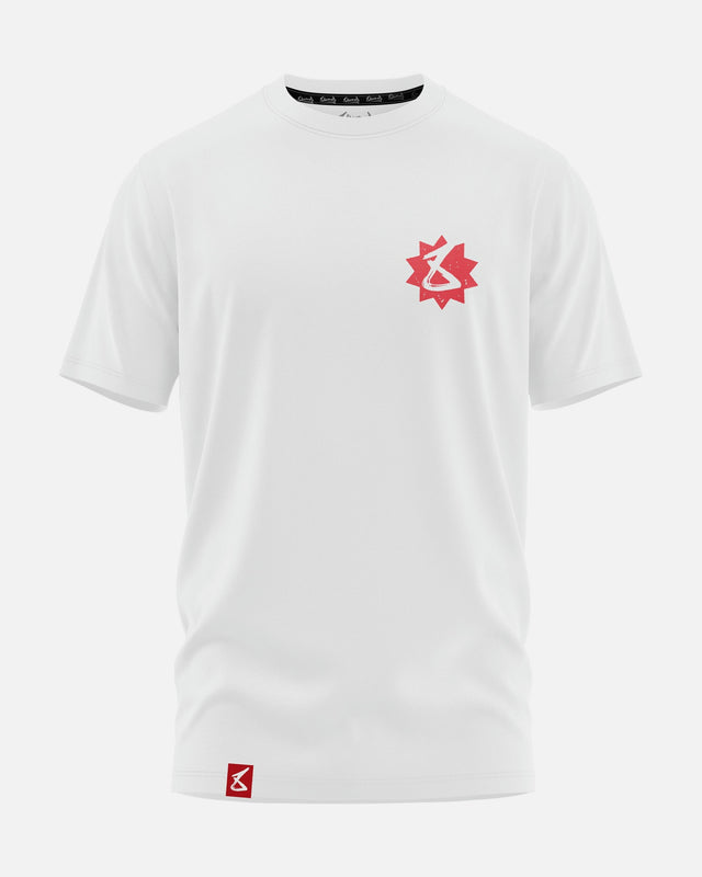 Camiseta 8 WEAPONS Hotline – Blanco